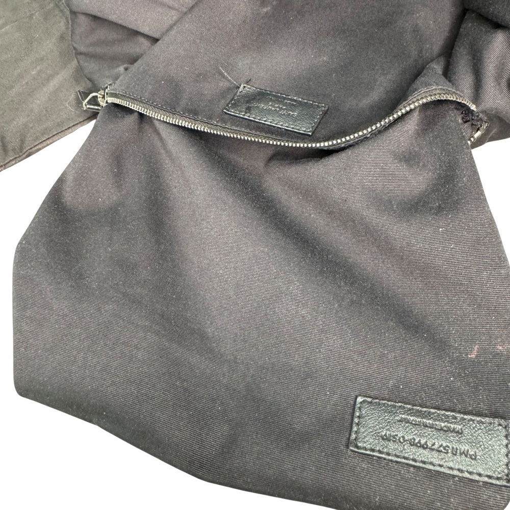 SAINT LAURENT Niki Shopper Tote Crinkled Leather Burgundy Matelasse Monogram MED - Picture 14 of 16